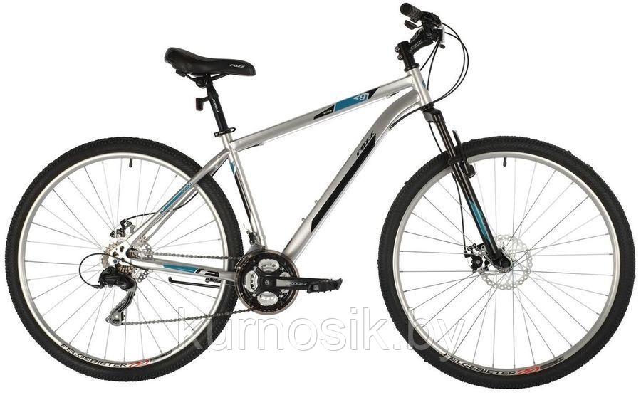 Велосипед Foxx Aztec D 29" серебристый 2021 - фото 1 - id-p97560196