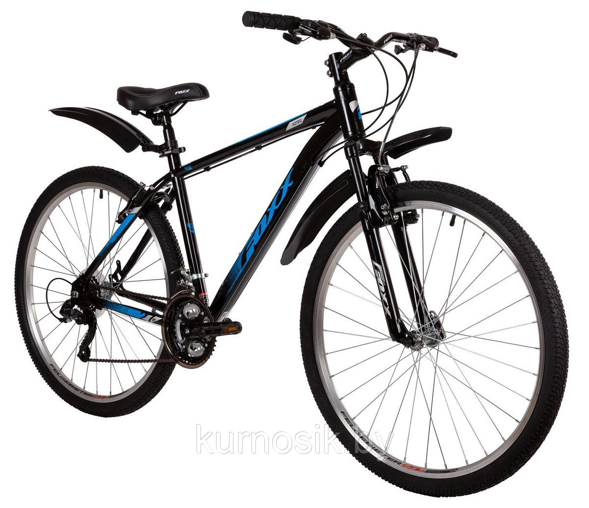Велосипед Foxx Aztec 29" серебристый 2021 - фото 2 - id-p174066862