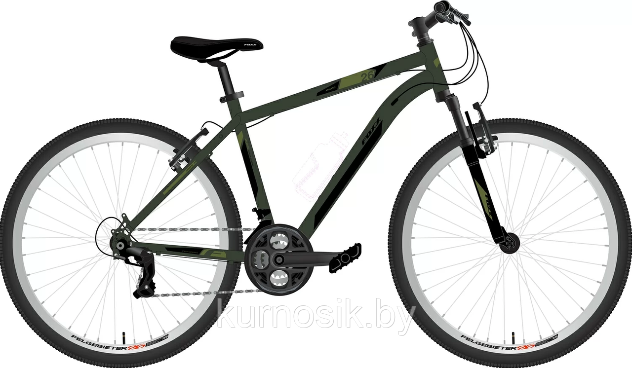 Мужской велосипед Foxx Atlantic 29" зеленый 2021 - фото 1 - id-p174069949