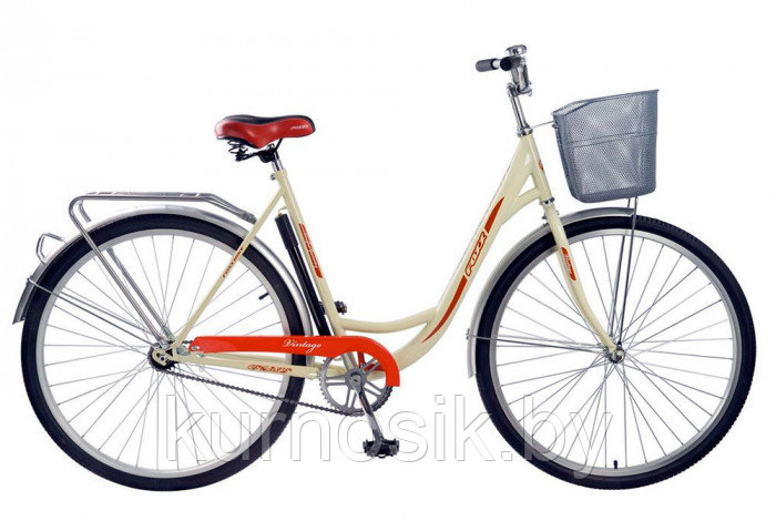 Велосипед женский Foxx Vintage 28" бежевый 2022