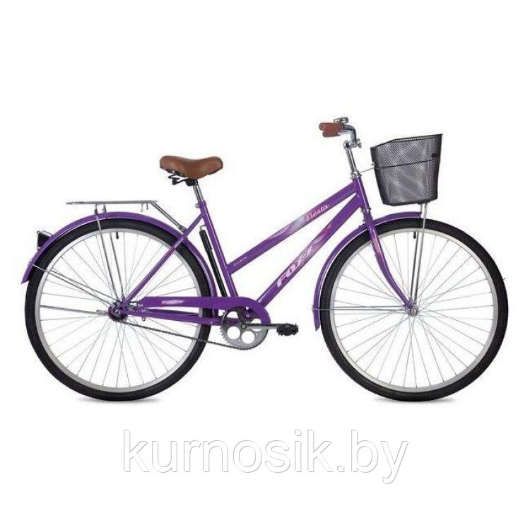Велосипед дорожный Foxx Fiesta 28" фиолетовый 2021 - фото 1 - id-p174075155