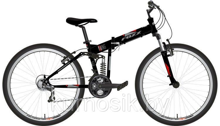 Горный велосипед складной Foxx ZING F1 26" черный