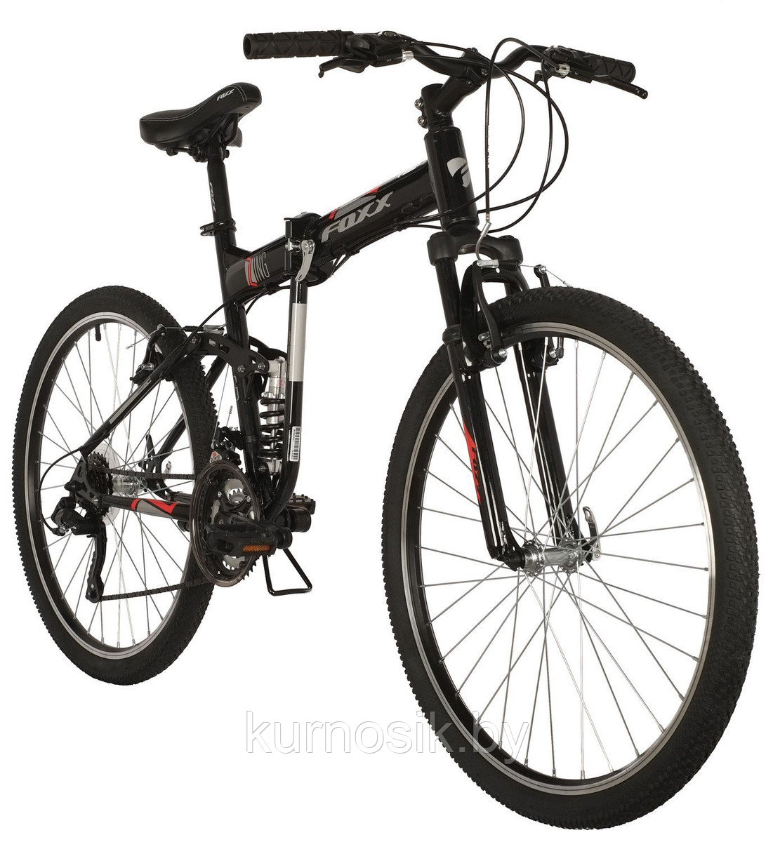 Горный велосипед складной Foxx ZING F1 26" черный - фото 2 - id-p174087419