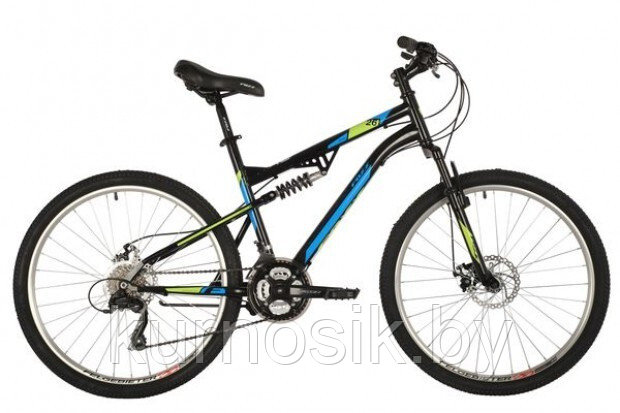 Велосипед Foxx Matrix D 26 " черный 2021 - фото 1 - id-p174087548