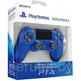 Геймпад - джойстик для PS4 беспроводной DualShock 4 Wireless Controller (Синий)