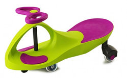 Машинка детская с полиуретановыми колесами салатово-фиолетовая «БИБИКАР» BRADEX DE 0057