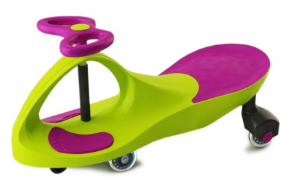 Машинка детская с полиуретановыми колесами салатово-фиолетовая «БИБИКАР» BRADEX DE 0057 - фото 1 - id-p67756018