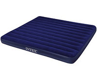 Надувной матрас King Downy Royal Blue 183х203х22 см . Intex 68755