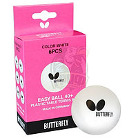 Мячи для настольного тенниса Butterfly Easy Ball 40+ (арт. 7012130140)