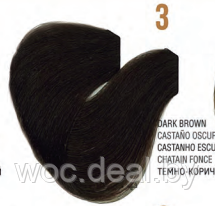 Crioxidil Перманентный краситель для волос Silk Color Hair Coloring, 100 мл, 3tc