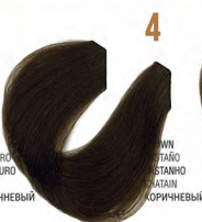 Crioxidil Перманентный краситель для волос Silk Color Hair Coloring, 100 мл, 4tc