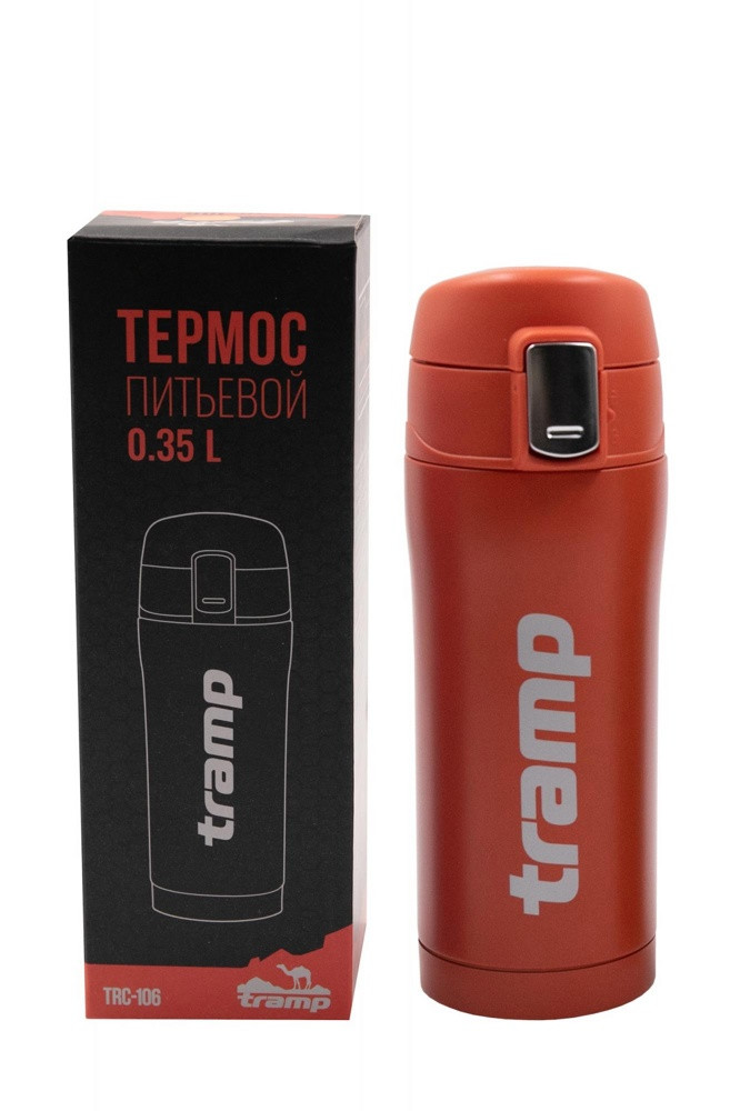 Термокружка Tramp 0,35 л (оранжевый) TRC-106о, фото 1