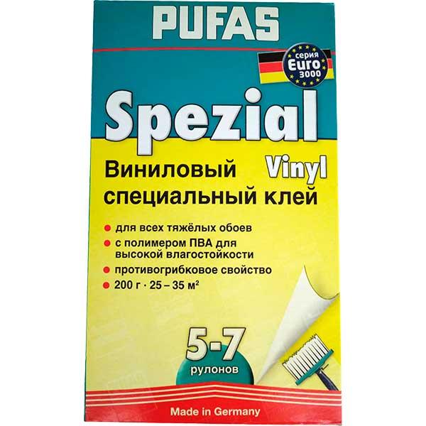 Клей обойный "PUFAS Специальный Виниловый EURO 3000" (5-7рул), 200г - фото 1 - id-p174147821