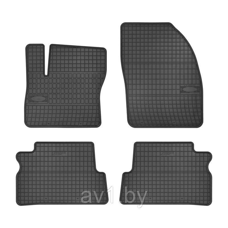 Коврики резиновые Ford C-Max (2003-2010) / Форд С-Макс (Frogum) - фото 1 - id-p174148940