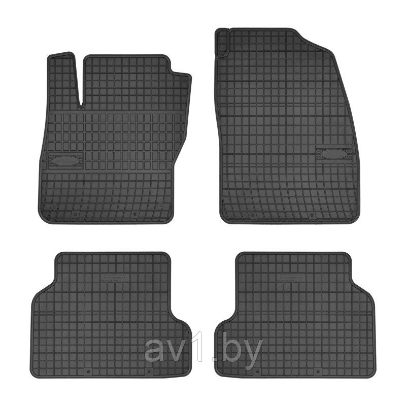Коврики резиновые Ford Focus II (2004-2010) / Форд Фокус II (Frogum)
