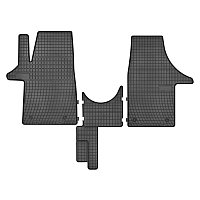 Коврики резиновые Volkswagen T5 / T6 (2003-2015 / 2015-) передн. (1+2) / VW T5 / T6 (Frogum)