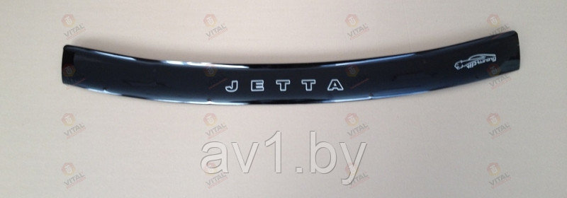 Дефлектор капота (мухобойка) Volkswagen Jetta III (1991-1998) / VW Фольксваген Джетта 3 [VW 27] (VT52) - фото 1 - id-p174154494