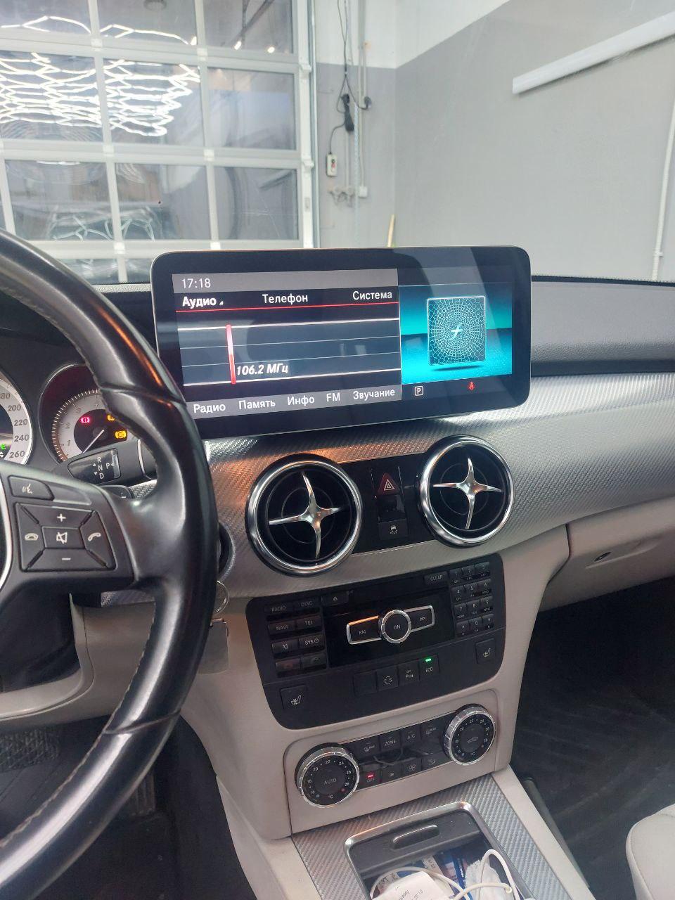 Штатное головное устройство Radiola для Mercedes Benz GLK (2013-2015) x204 NTG 4.5/4.7 Android 12 Дисплей 12.3 - фото 2 - id-p174157759