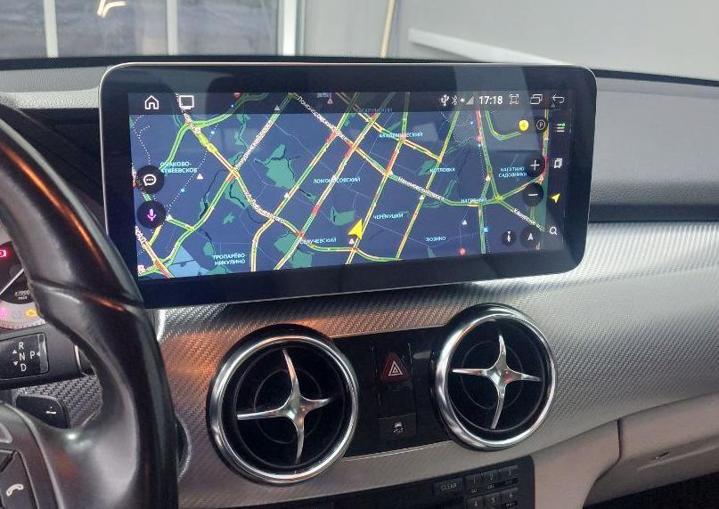 Штатное головное устройство Radiola для Mercedes Benz GLK (2013-2015) x204 NTG 4.5/4.7 Android 12 Дисплей 12.3