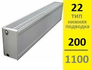 Радиатор KERMI Therm-X2 Profil-Ventil FТV тип 22 200-1100, фото 2