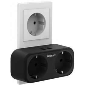Сетевой фильтр TESSAN TS-321-DE Black.