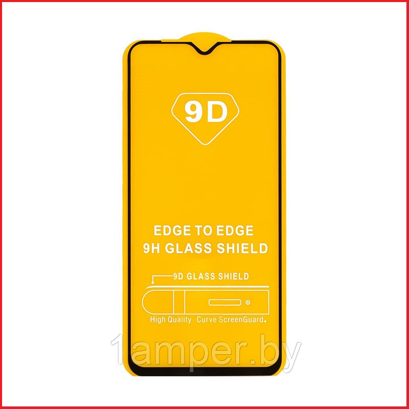 Защитное стекло 9D (дополнительное самоклеющееся) на экран Samsung A12/A125/A127/M12/A02/A02S/A03S - фото 1 - id-p174162116
