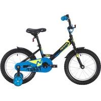 Детский велосипед Novatrack Twist New 18 181TWIST.BK20 (черный/синий, 2020)