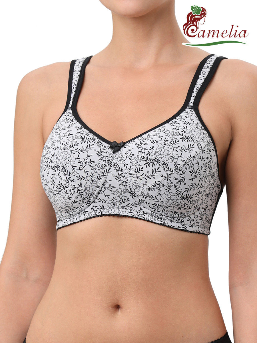 1381У Бюстгальтер ортопедический после мастэктомии серый/чёрный