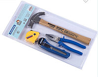 Набор строительный Tramontina 4 пр.: молоток, рулетка 2 м, плоскогубцы, нож