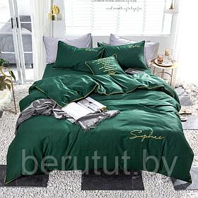 Комплект постельного белья 2-x спальный MENCY ЖАТКА Зеленый