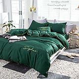 Комплект постельного белья 2-x спальный MENCY ЖАТКА Зеленый, фото 2