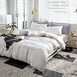 Комплект постельного белья 2-x спальный MENCY ЖАТКА Белый, фото 6