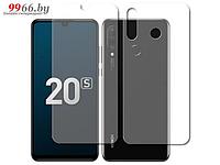 Гидрогелевая пленка LuxCase для Honor 20s 0.14mm Front and Back Transparent 86958