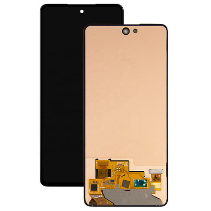 Дисплей (экран) для Samsung Galaxy A52 (A525) original с тачскрином (с рамкой), черный, фото 2