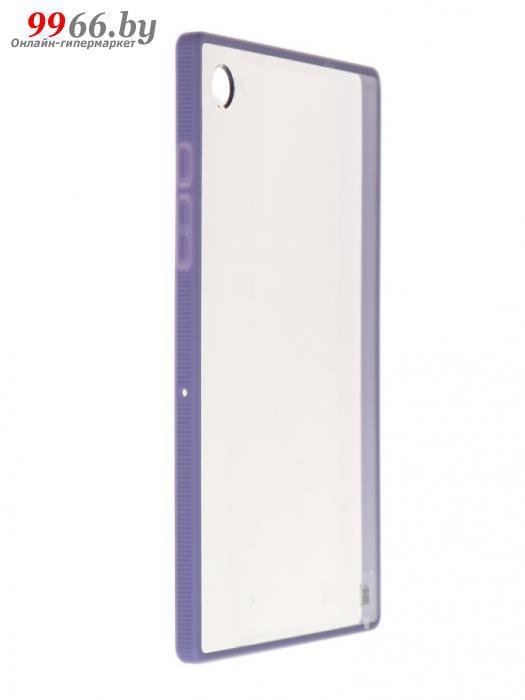 Чехол Samsung Galaxy Tab A8 Clear Edge Cover Transparent-Purple Frame EF-QX200TVEGRU