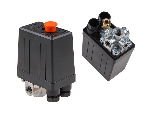 Прессостат 4-ходовой для компрессора 220V Silver AES-414P: продажа ...