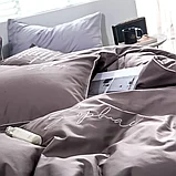 Комплект постельного белья 2-x спальный MENCY ЖАТКА натуральный сатин, фото 5