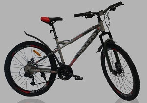 Велосипед Delta D610 26, серый ( алюминий) - фото 2 - id-p174175847