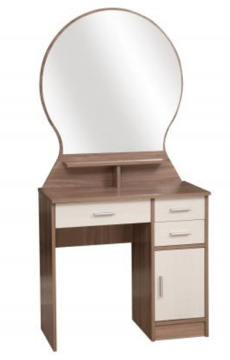 Туалетный столик с зеркалом Надежда М04 фабрики Олмеко (2 варианта цвета) - фото 3 - id-p71921059