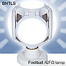 Складная светодиодная лампа Люстра Led Football UFO Lamp 40W цоколь E27 (4 лопасти) форма шар, фото 9