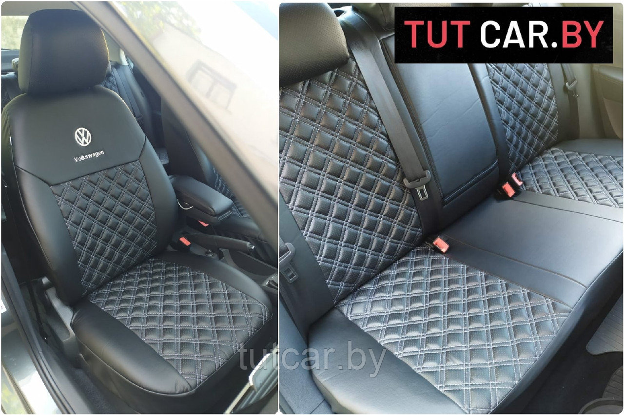 Модельные чехлы на сидения VW T5 (03-14) / VW T6 (15-) - фото 2 - id-p174223271