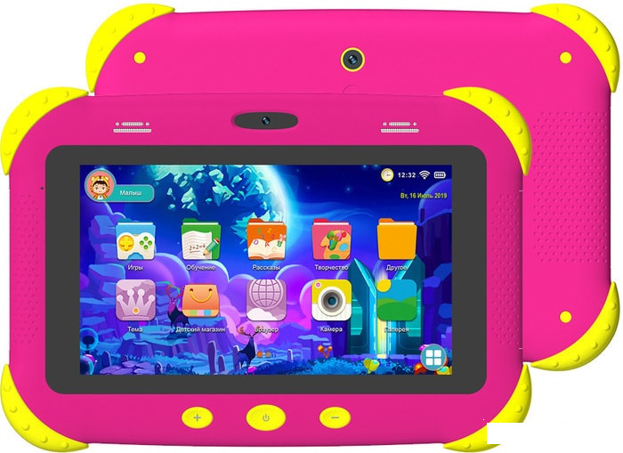 Планшет Digma CITI Kids CS7216MG 32GB 3G (розовый) - фото 1 - id-p174179917