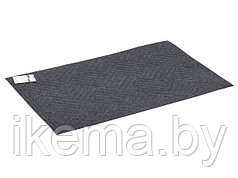 КОВРИК ПРИДВЕРНЫЙ текстильный влаговпитывающий на резиновой основе 45*75 см (арт. К-502-1сер, код 220854)