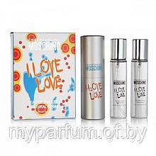 Женская туалетная вода Moschino Cheap and Chic I Love Love edt 3 по 20ml