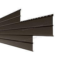 Сайдинг Lбрус-XL-В-14х335 (PURMAN-20-RR32-0.5) RR32 Темно-коричневый