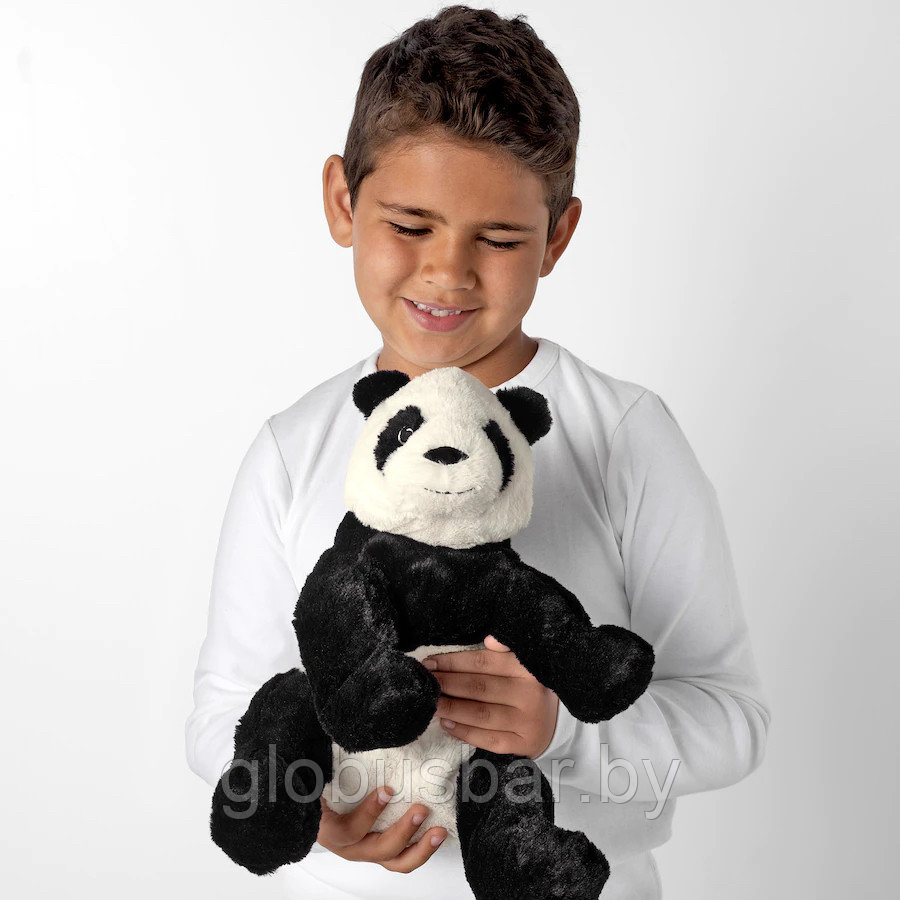 KRAMIG КРАМИГ Мягкая игрушка, панда, белый/черный, икеа