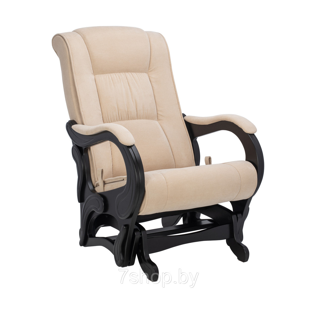 Кресло-глайдер Модель 78 люкс Венге, ткань Verona Vanilla - фото 1 - id-p174233633