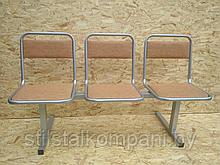 Скамья 2,3,4-секционная с мягкими сиденьями "Рондо-2,3,4"
