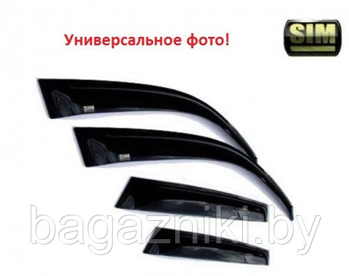 Ветровики клеящиеся SIM BMW X6 (E71/E72) 2008-2012; 2012-2014. РАСПРОДАЖА