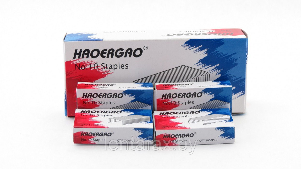 Скобы для степлера №10 HAOERGAO из высококачественной стали, оцинкованные, энергосберегающие, 1000 шт.